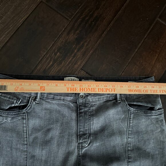Gray LOGO by Lori Goldstein Ankle Jeans 22 WP Petite - Picture 5 of 6